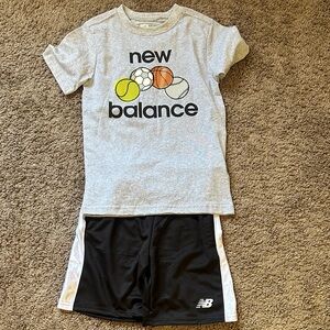 Boys New Balance shorts set
